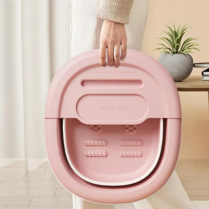 Foldable Foot Bath Tub with Massage Bottom - Portable Home Spa Experience Ma boutique
