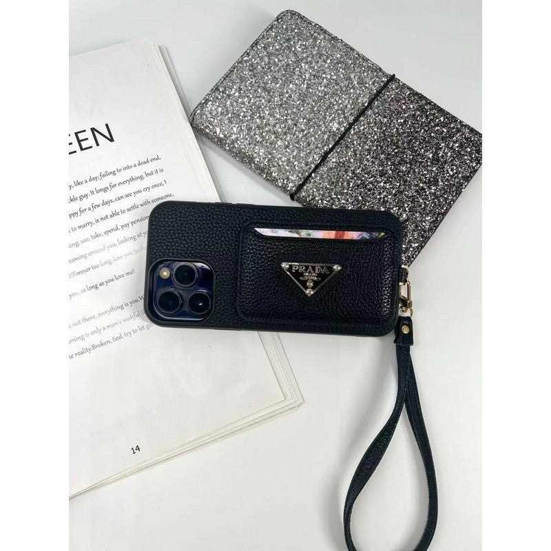 Pra Four Colors Card Bag iPhone Case mysite