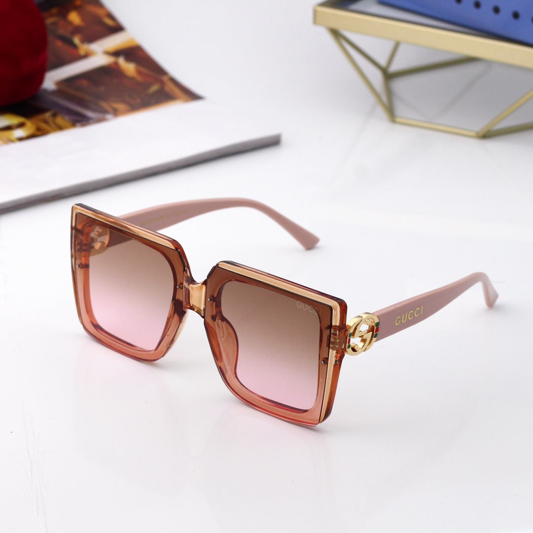 New Square Frame Environmentally Friendly PC Sunglasses 7139 mysite