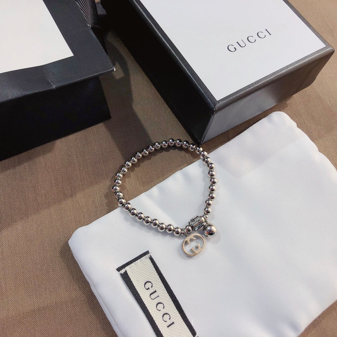 Universal titanium steel bead bracelet-s mysite