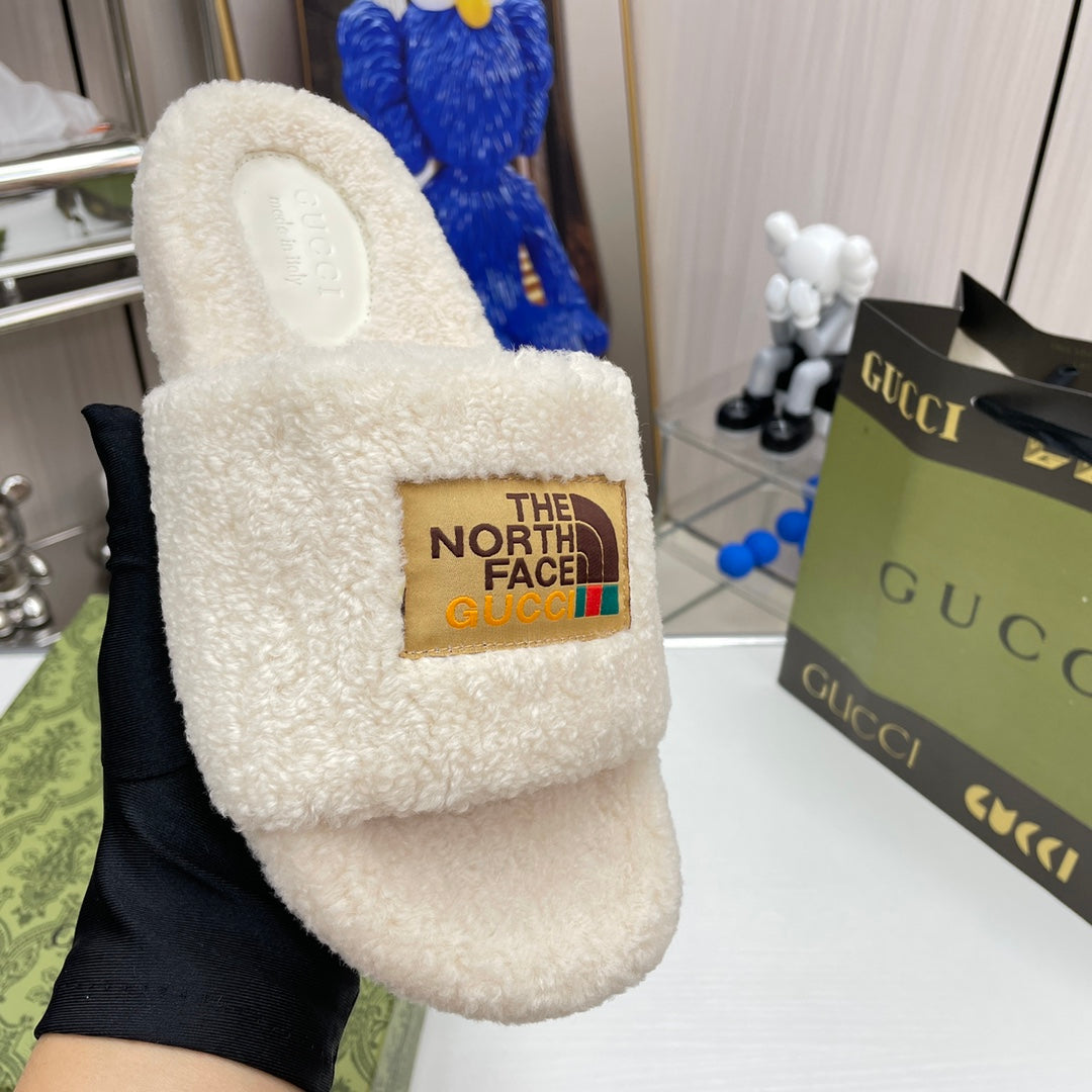 Trendy Co-Branded Wool Slippers mysite