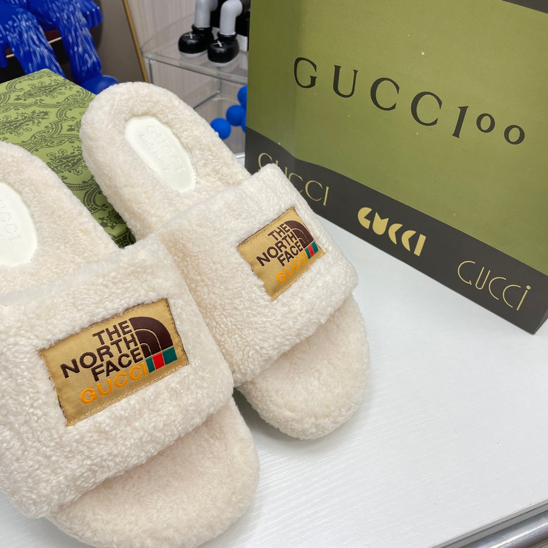 Trendy Co-Branded Wool Slippers mysite