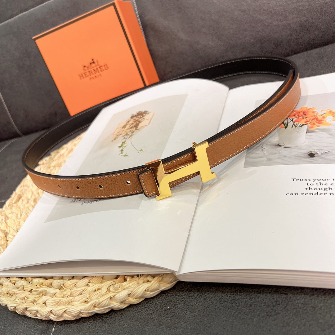 Double Sided Leather Women's Belt mysite