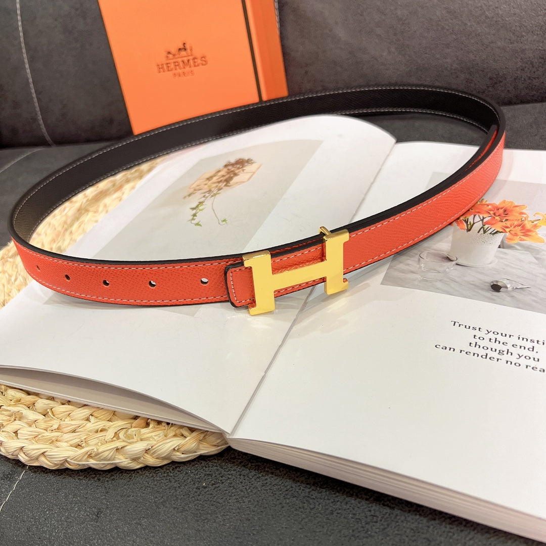 Double Sided Leather Women's Belt mysite
