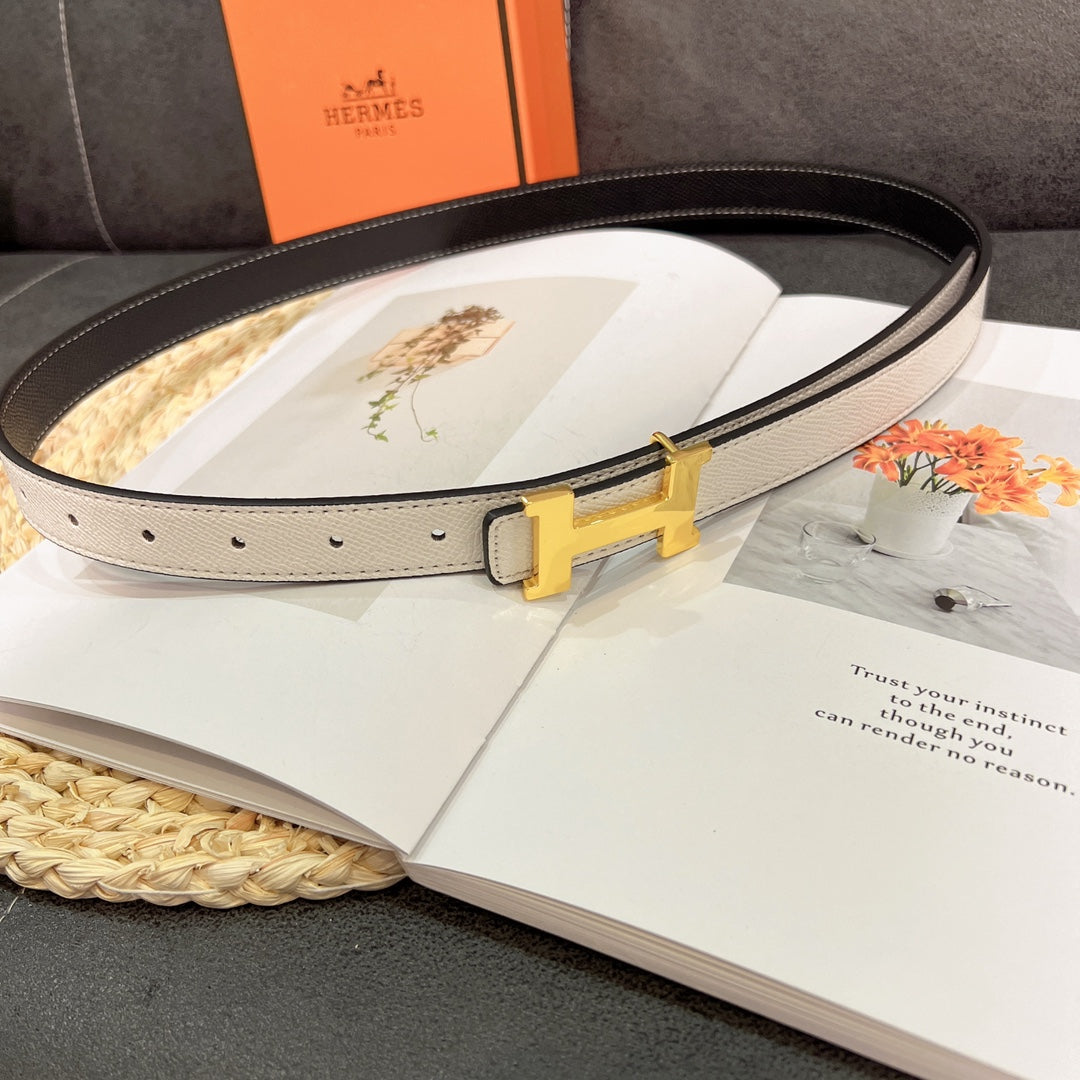 Double Sided Leather Women's Belt mysite