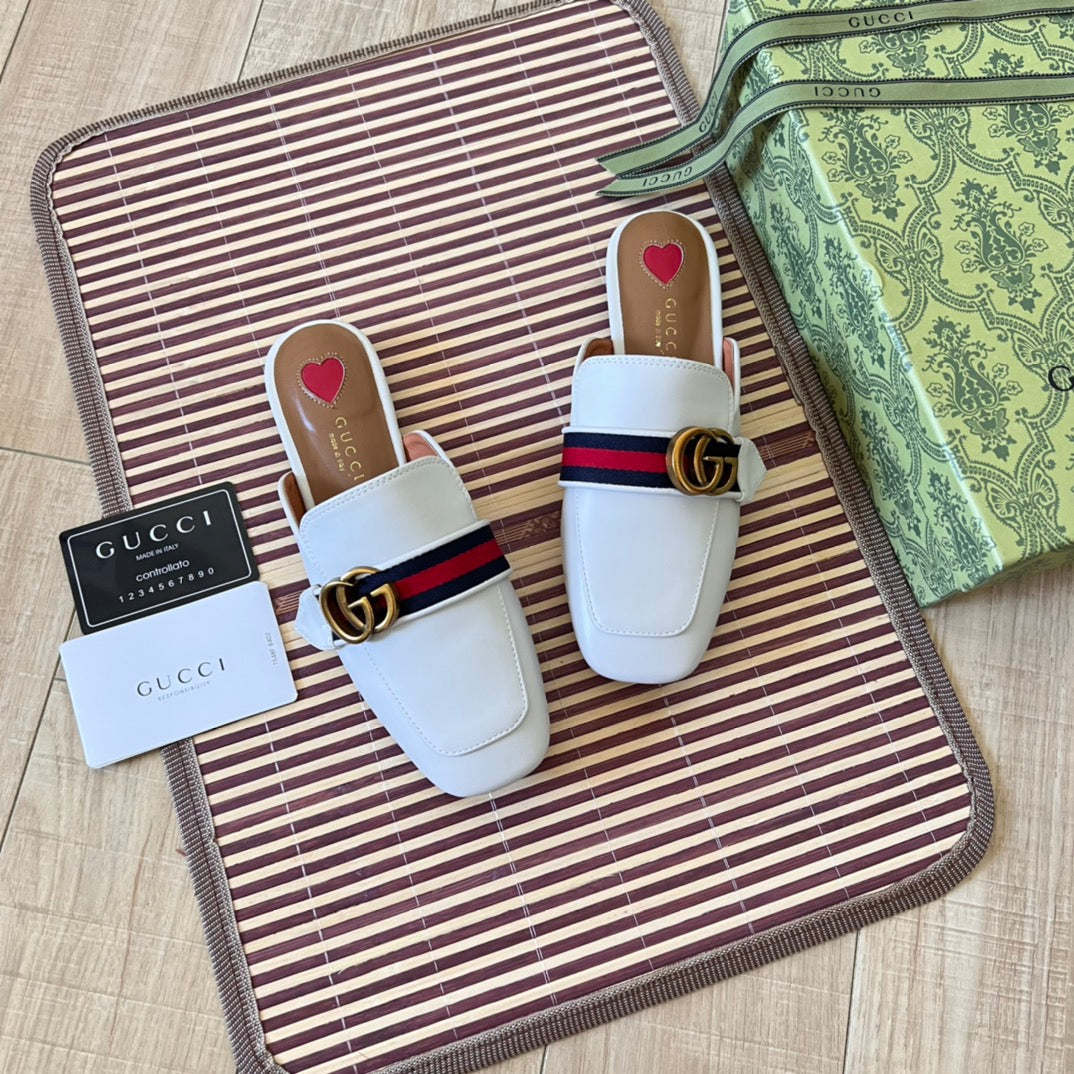 Retro Leather Half-Covered Loafers mysite