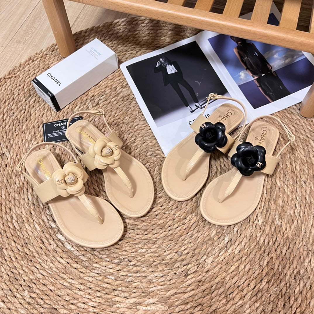 Vintage Flower Flip Flop Sandals mysite