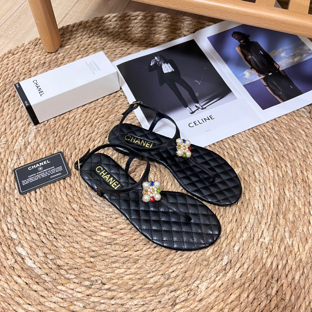 Clover Pearl Flip Flops Sandals mysite