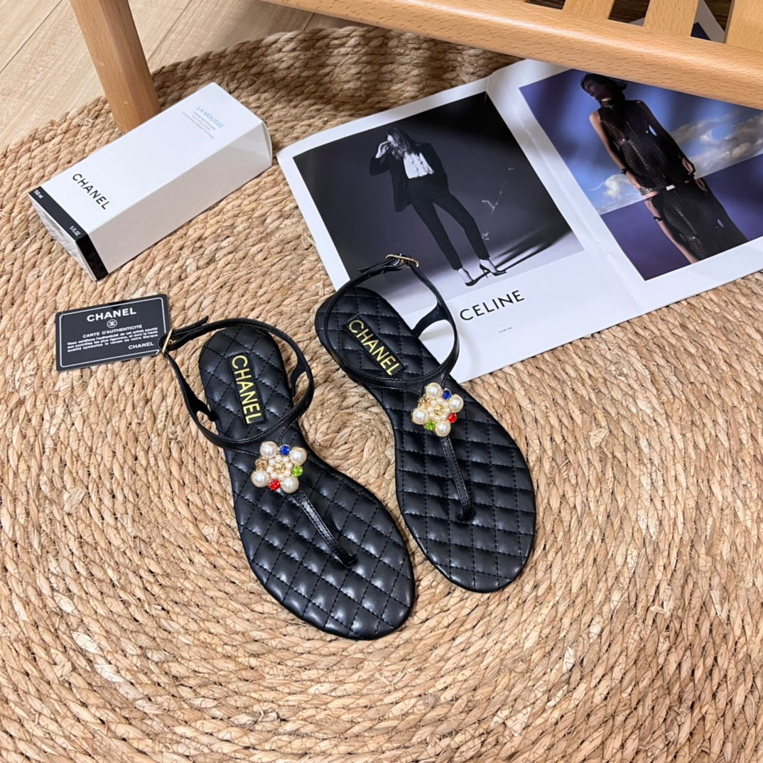 Clover Pearl Flip Flops Sandals mysite