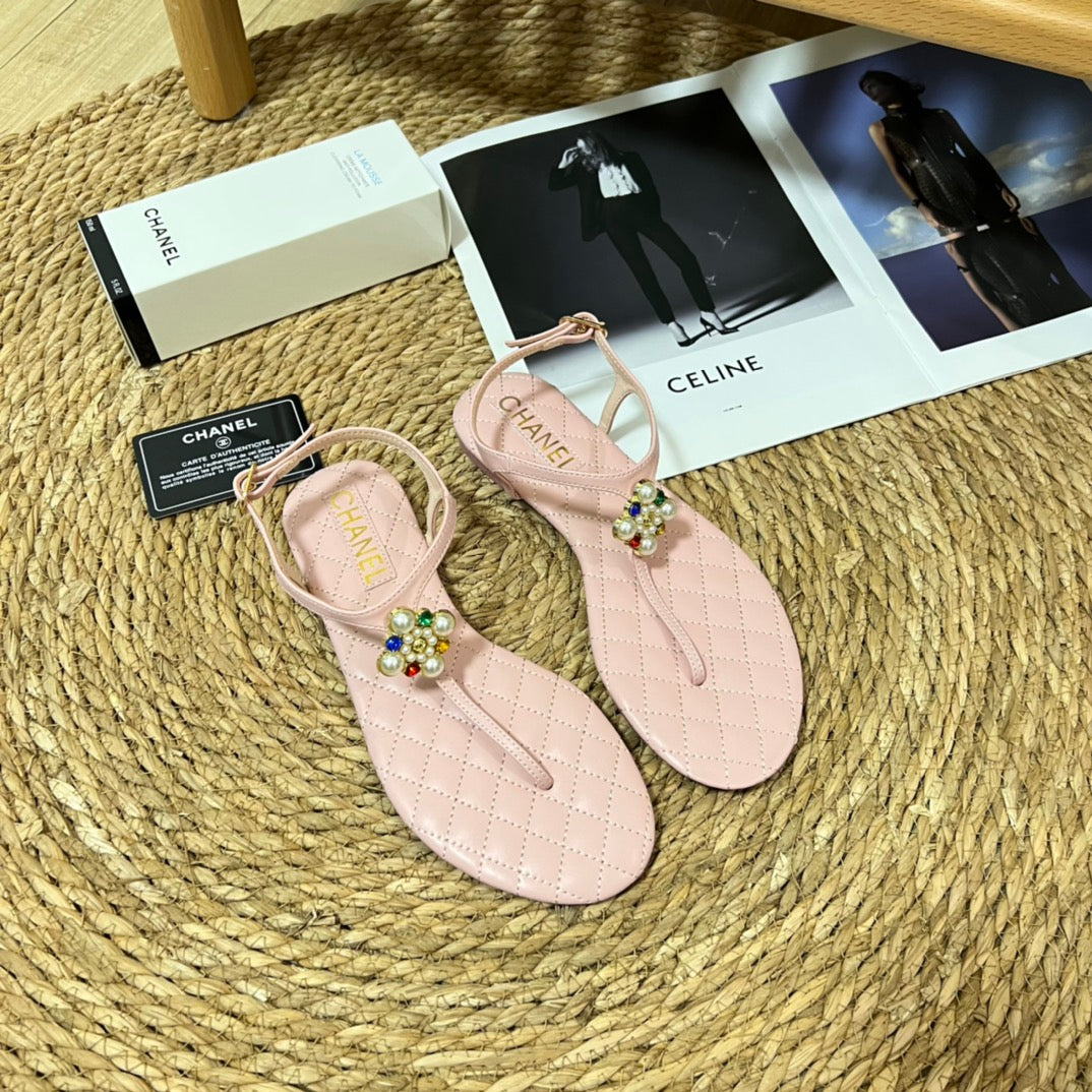 Clover Pearl Flip Flops Sandals mysite