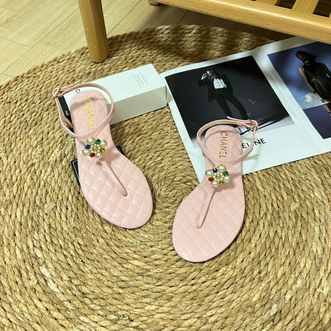 Clover Pearl Flip Flops Sandals mysite
