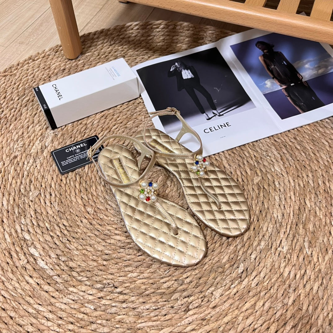 Clover Pearl Flip Flops Sandals mysite