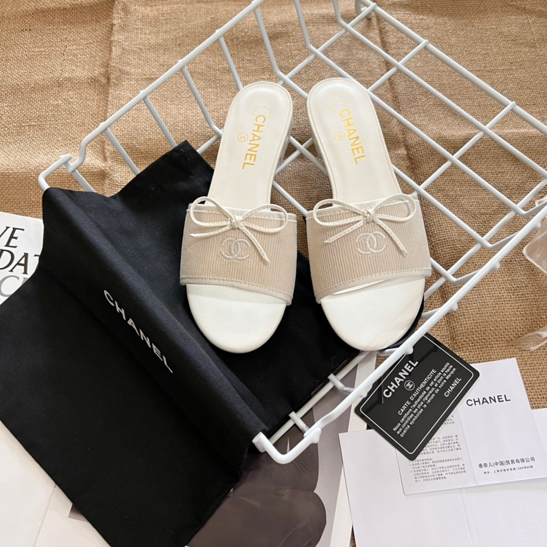 Sweet Bow Flat Slippers mysite