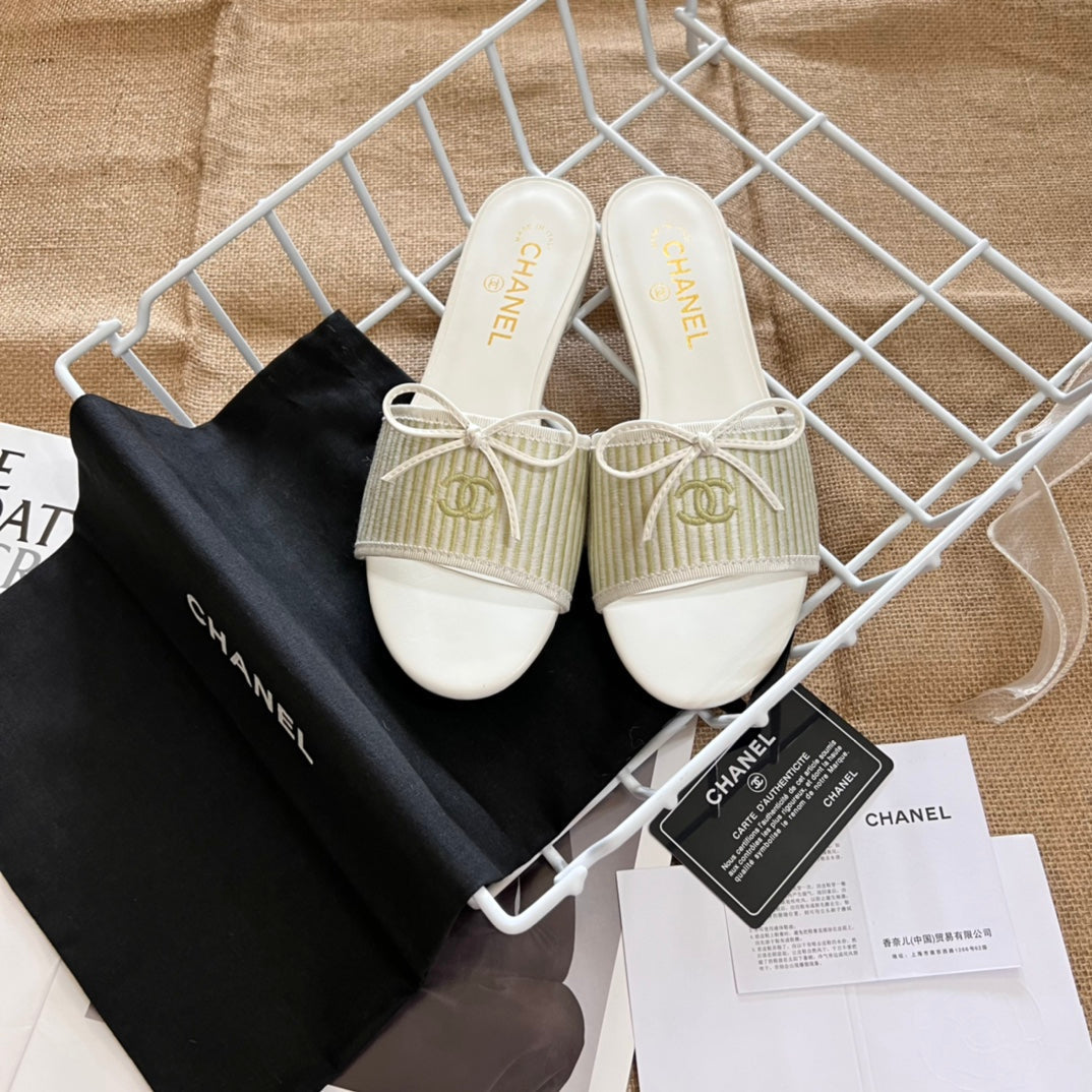 Sweet Bow Flat Slippers mysite