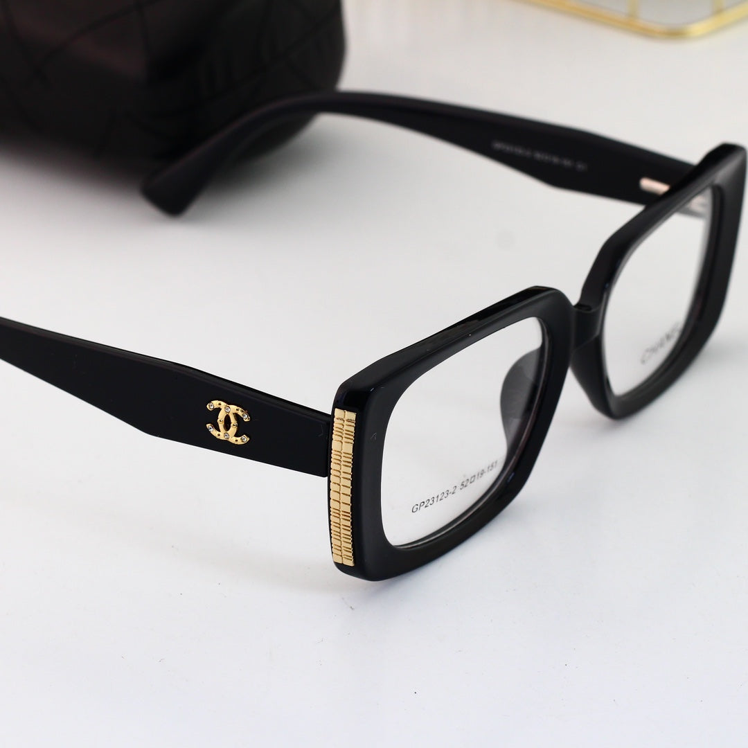 Square Thick Frame Fashion Glasses-s mysite