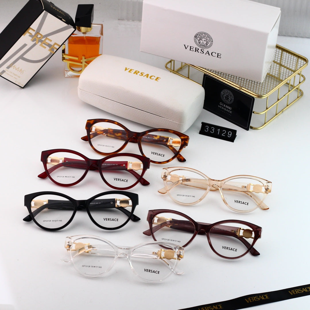 Retro Cat-Eye Metal Frame Glasses mysite