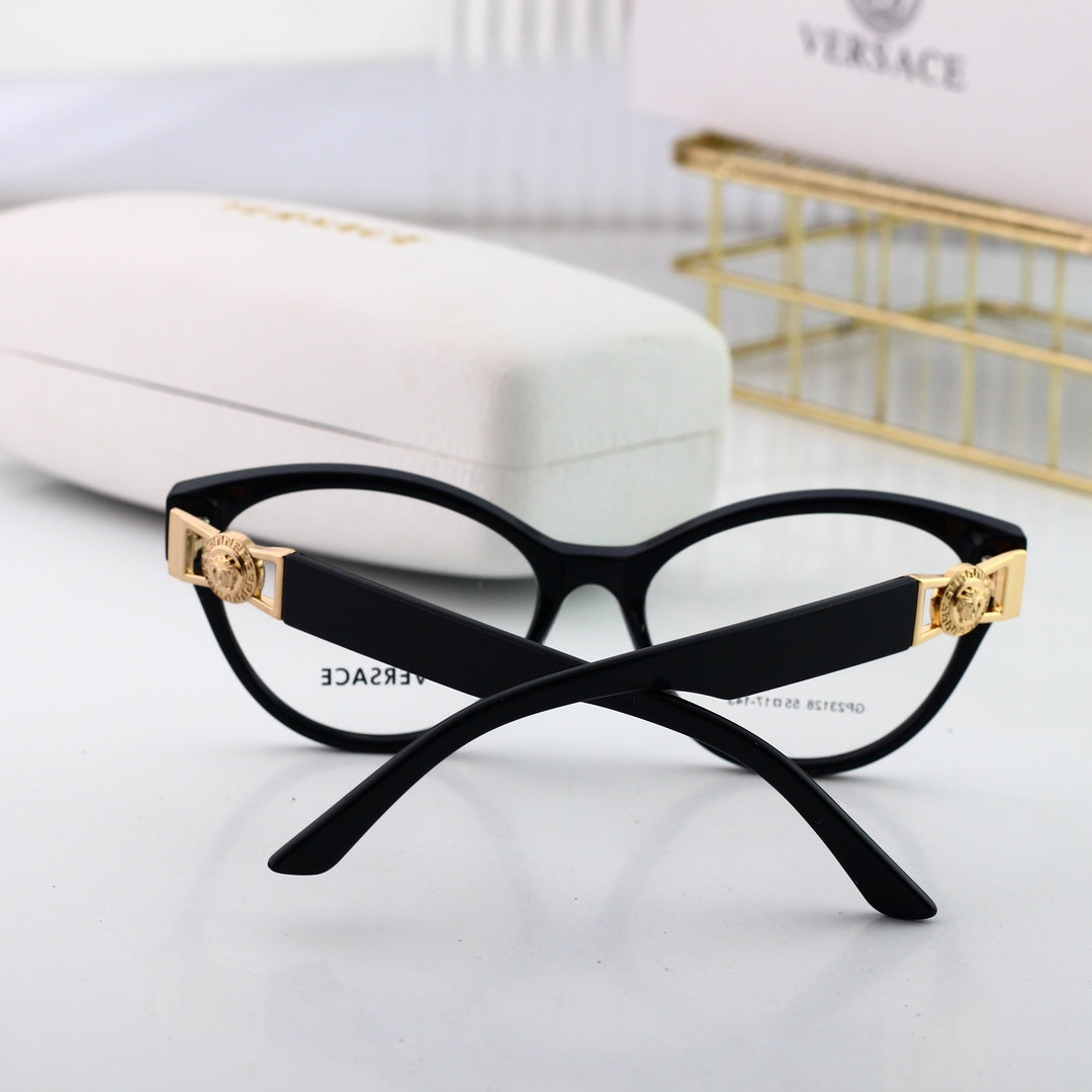 Retro Cat-Eye Metal Frame Glasses-s mysite