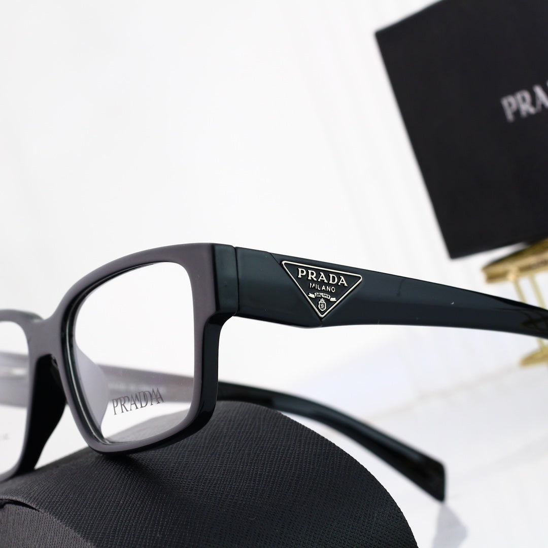 Classic Triangle Logo Square Glasses-s mysite