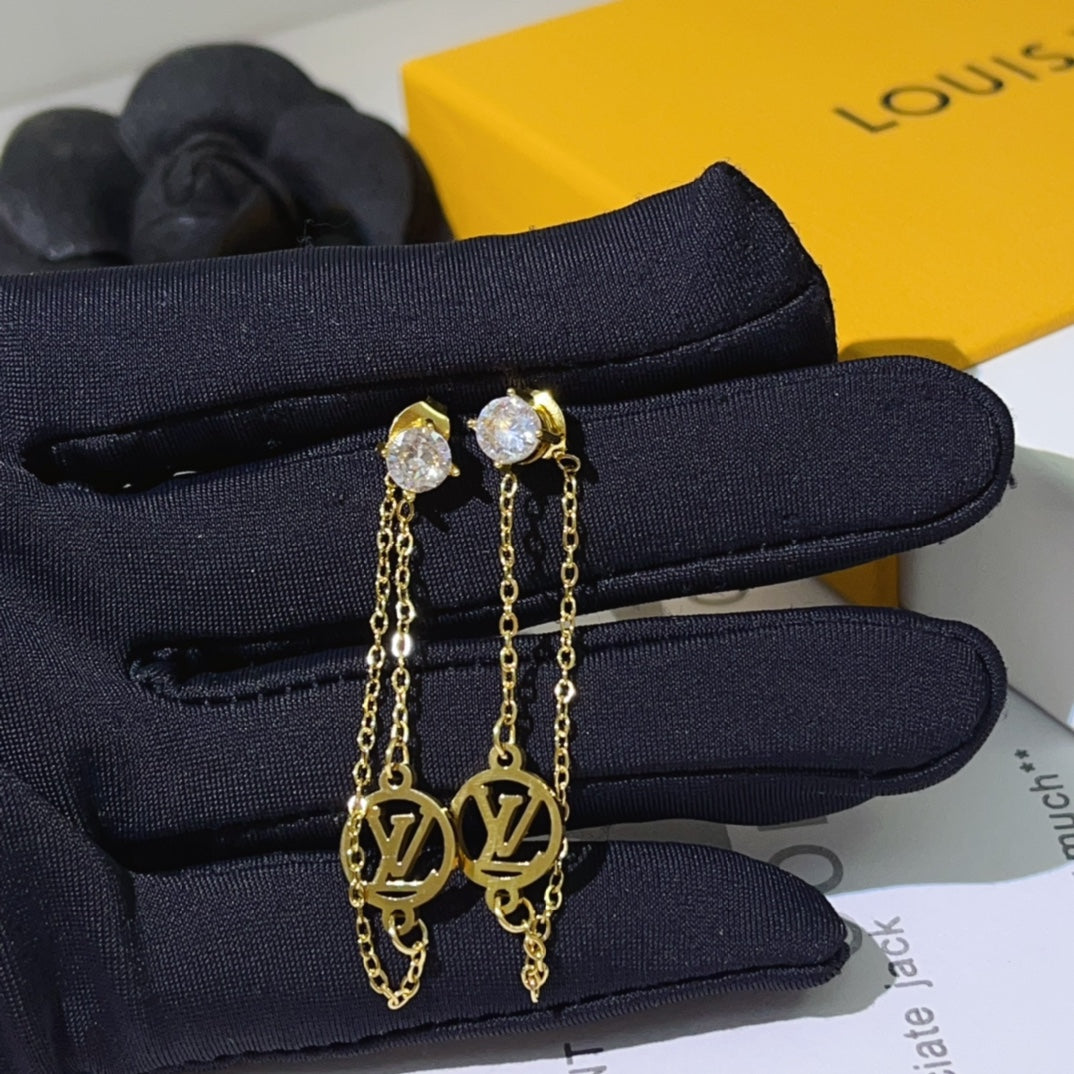 Crystal pendant earrings mysite