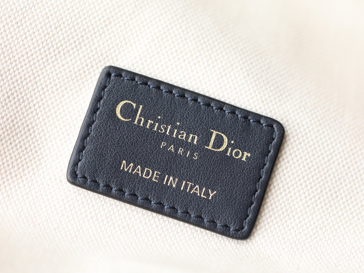 CD Monogram Nonad Lunch Bag Blue Beige Canvas mysite