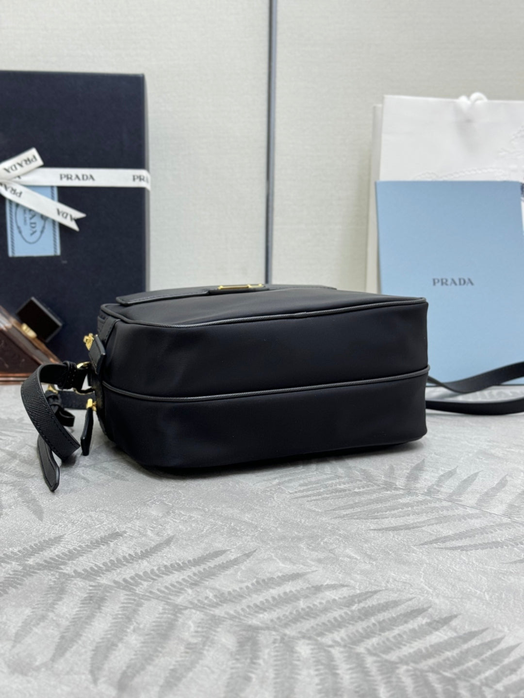 Prada Re-Edition 1978 Shoulder Bag 21cm Black Re-Nylon& Saffiano Leather mysite