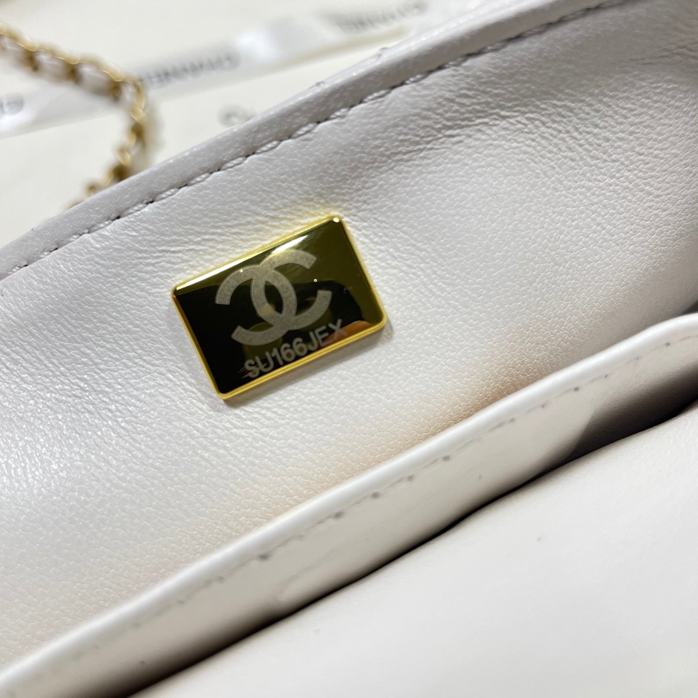 CC 25P Mini Flap Bag 20cm Top Handle Cream Calfskin Gold Hardware mysite