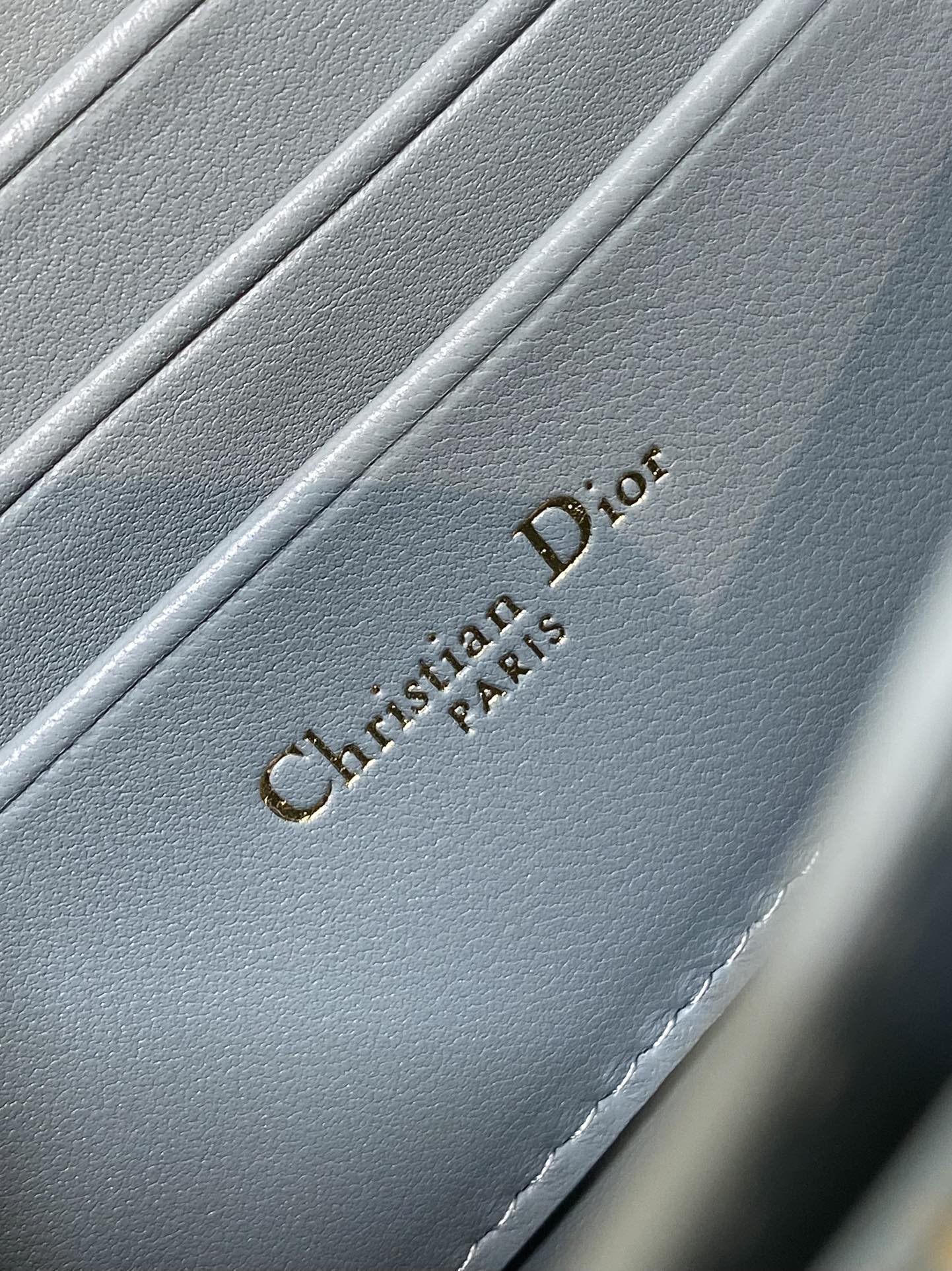 CD Miss Caro 17 Bag Grey Calfskin 229246