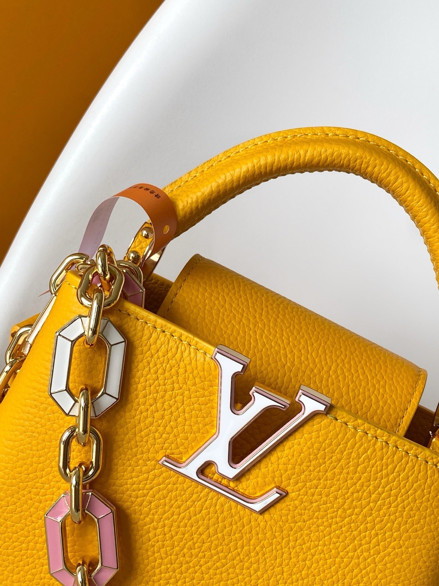 LV M25232 Capucines BB Handbag 21cm Orange Taurillon Cowhide GHW mysite