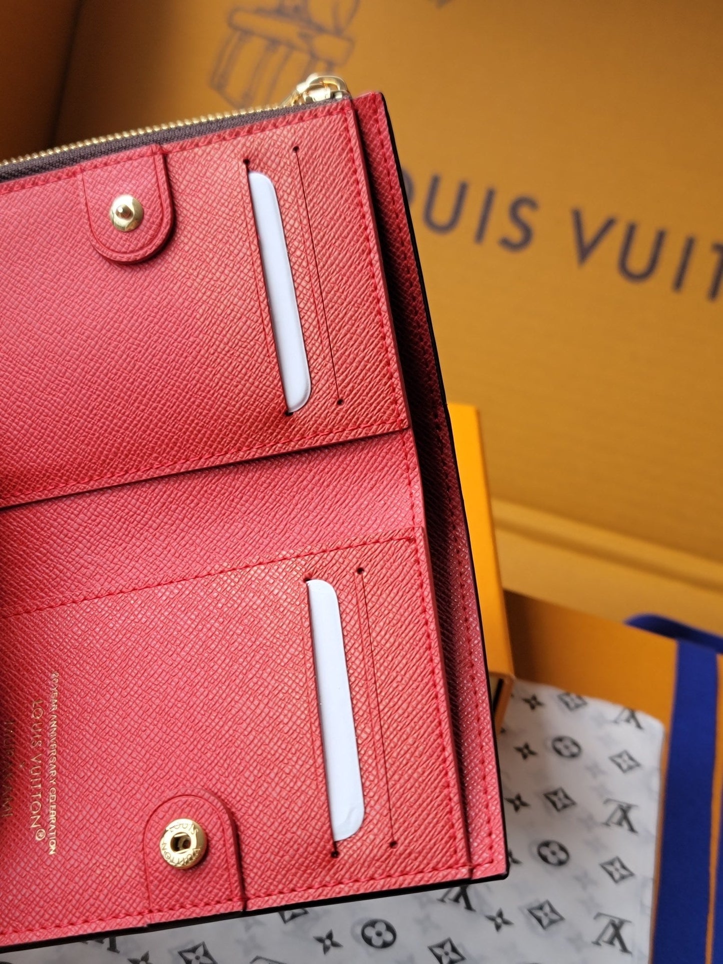 LV x TM Lisa Wallet Brown Monogram Canvas With Cherry Motif mysite