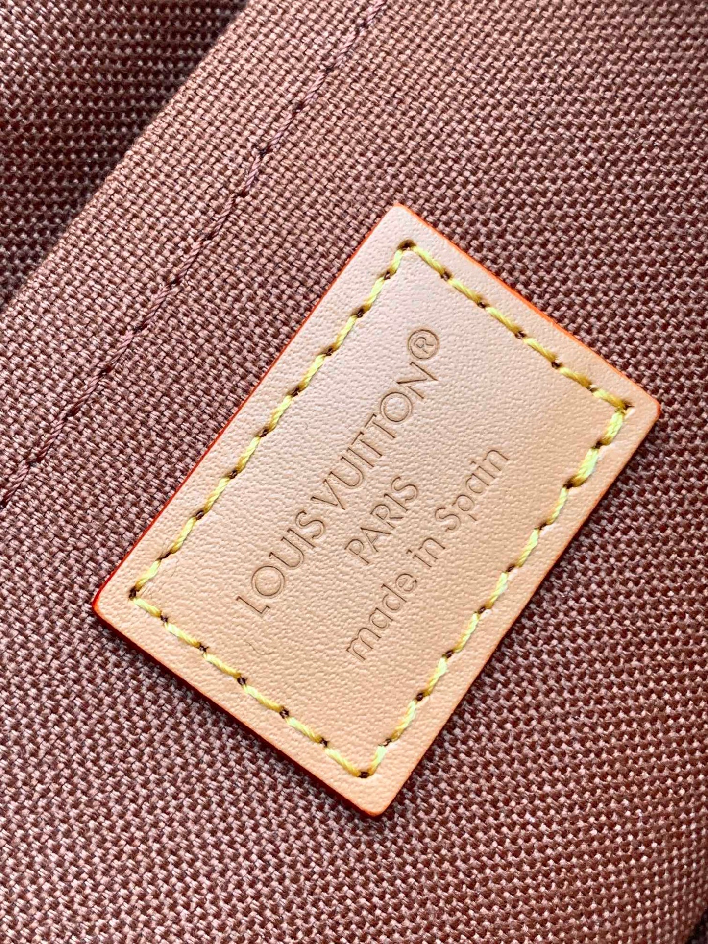 LV Soho Mini Backpack 17cm Brown Beige Monogram Canvas & Cowhide mysite