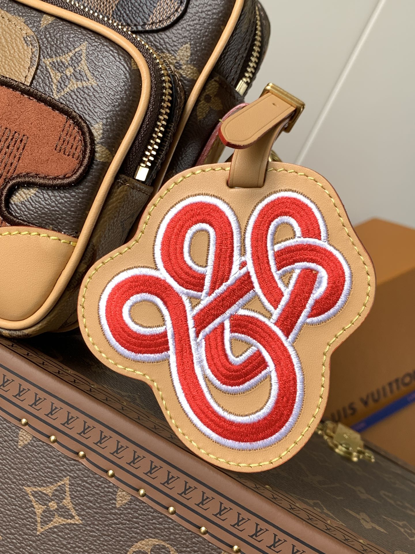 LV Nil Crossbody Bag 27.5cm Brown Monogram Reverse & Damier Canvas mysite