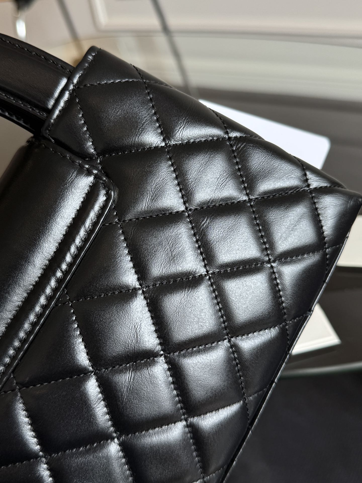 KELLY SHOPPING BAG 19 IN BLACK CALFSKIN GOLD HARDWARE mysite