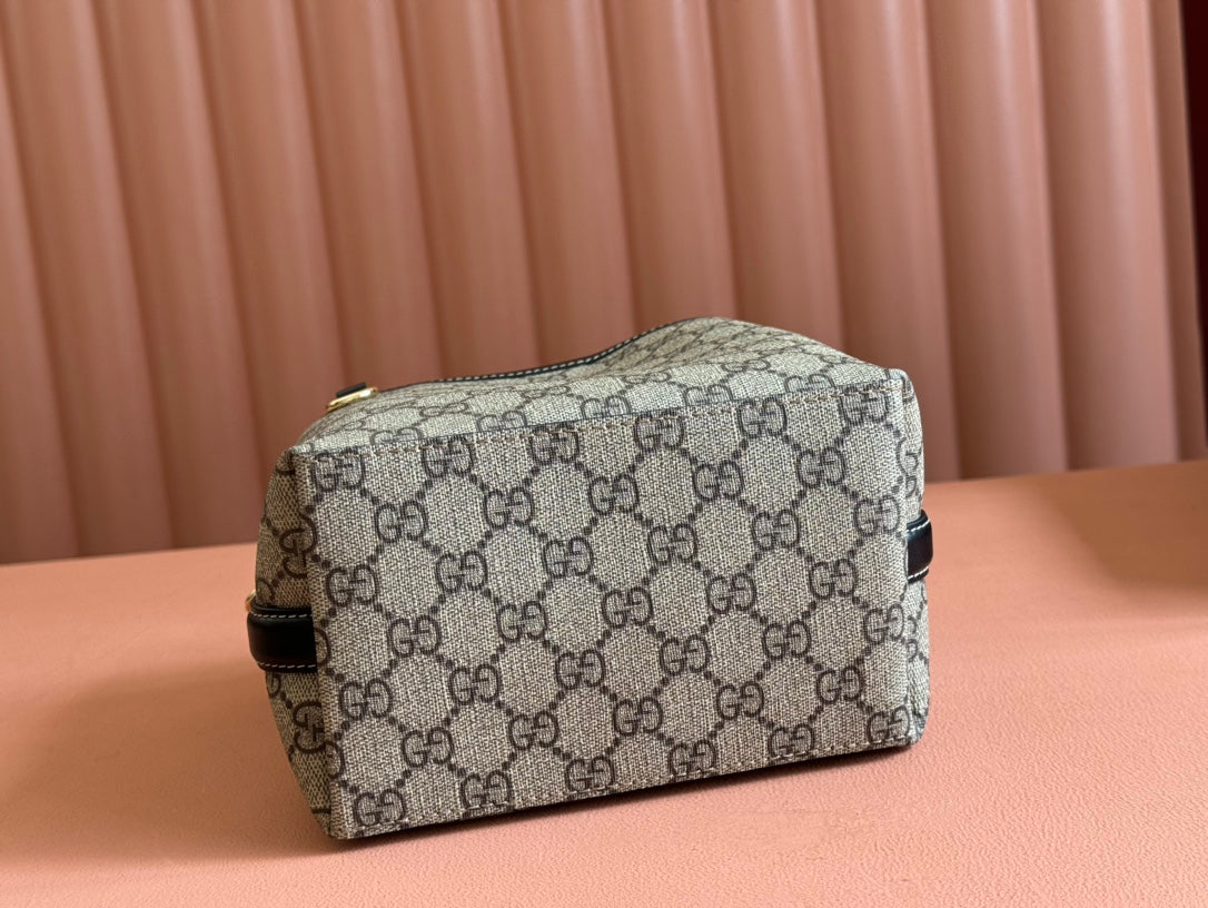 Gucci Ophidia 20.5cm Bag Ebony Black Canvas 248560 mysite