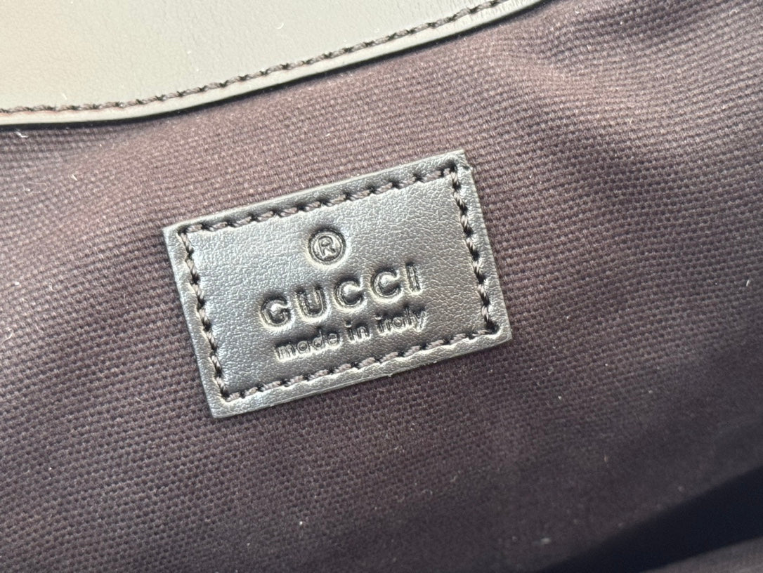 Gucci Backpack Grey mix Black Leather 248429 mysite