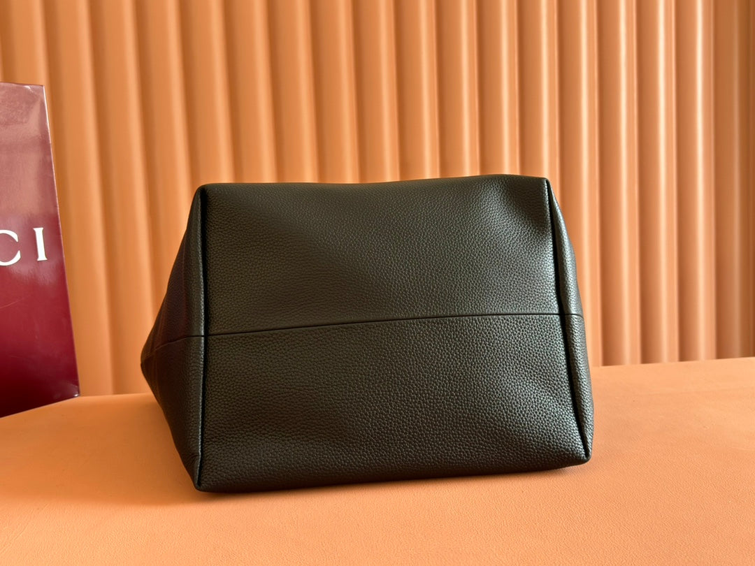 Gucci Totissima 30cm Tote Bag Black Calfskin 248124 mysite