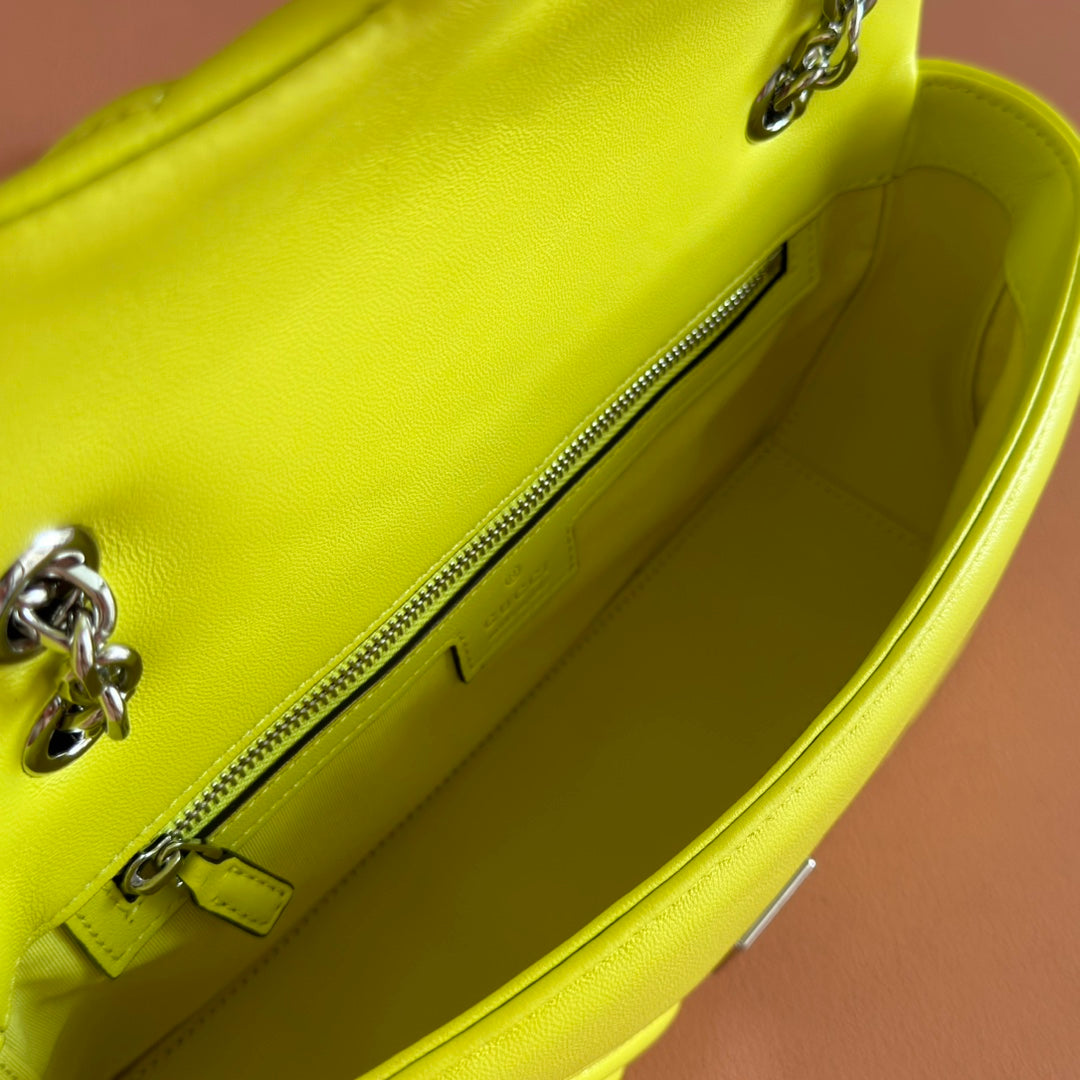 Gucci GG Marmont Bag Yellow Sheepskin 250855 mysite