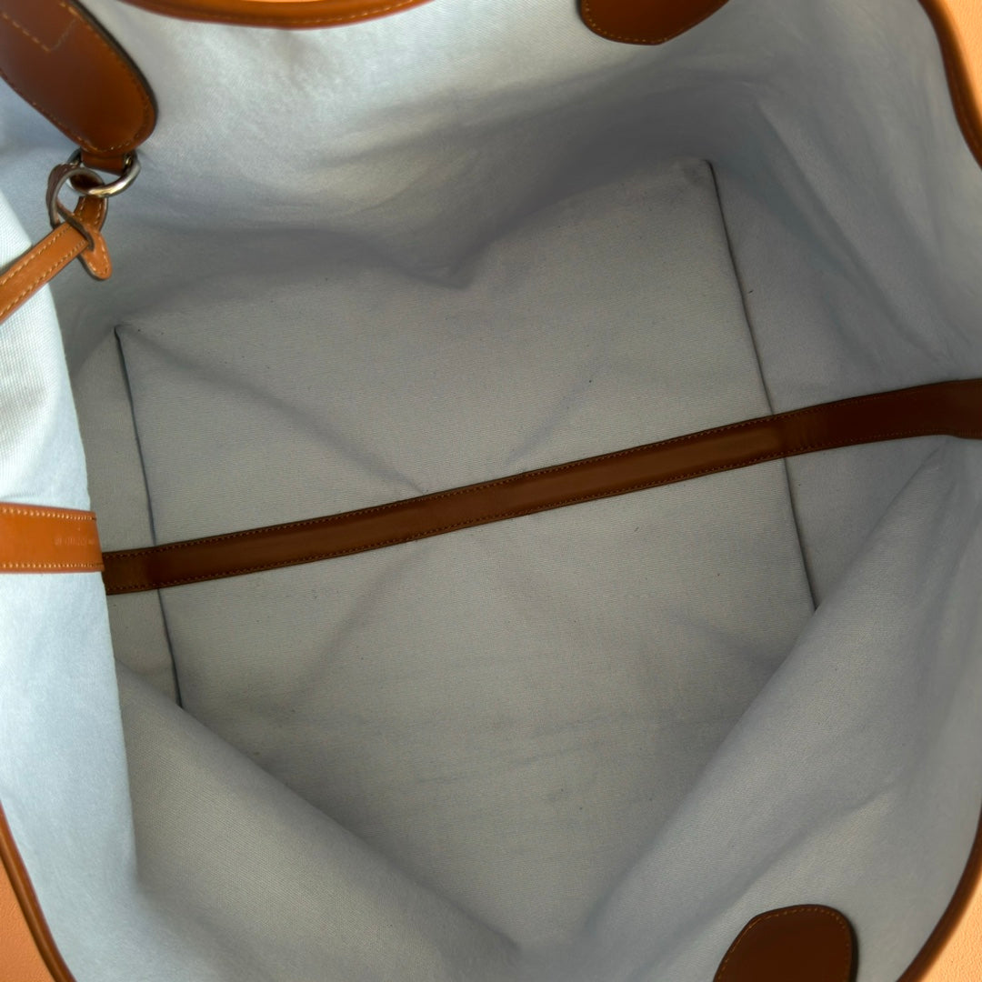 Gucci Totissima Tote Bag Blue White Denim Leather 257930 mysite