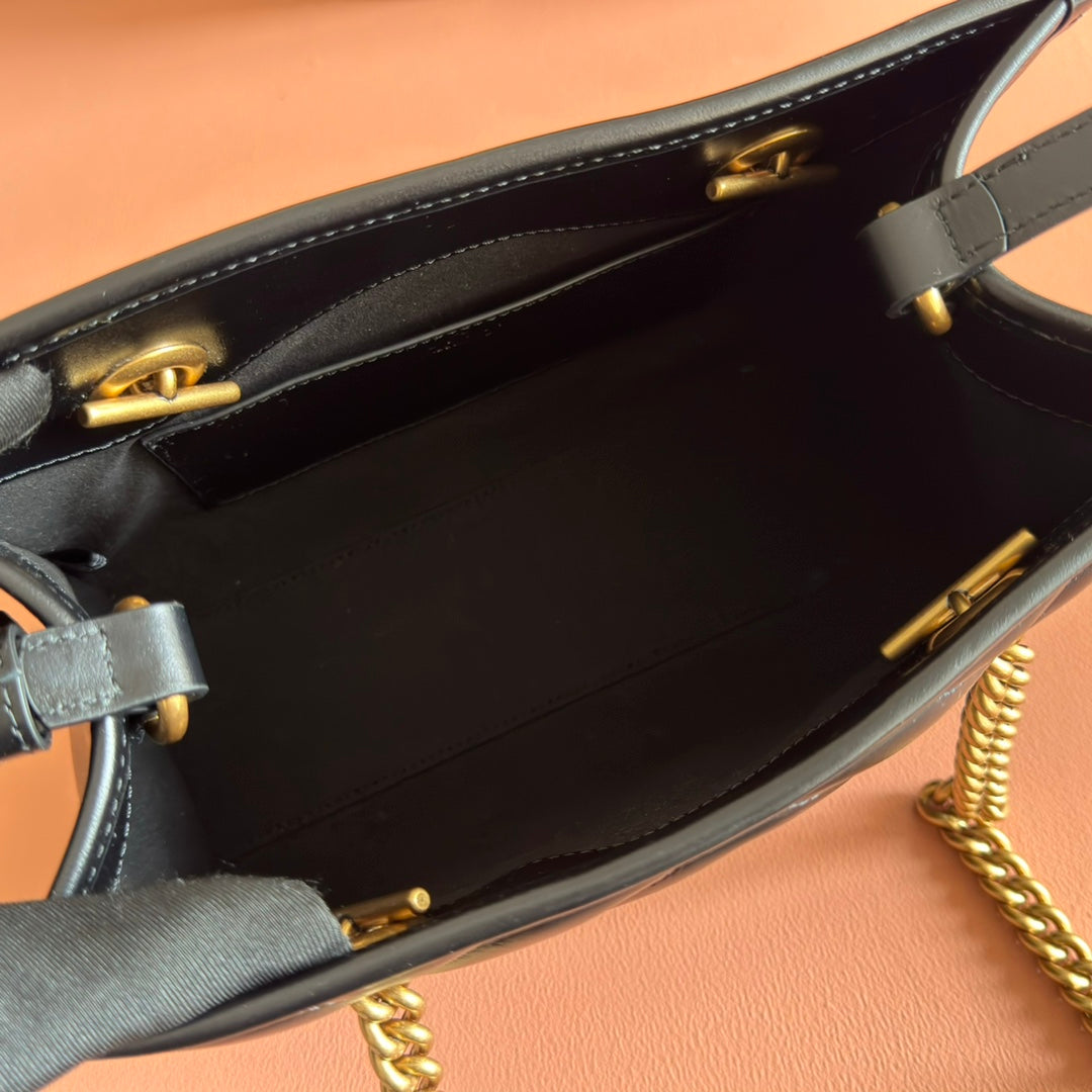 GG Marmont Matelasse Tote Black Leather 271805 mysite