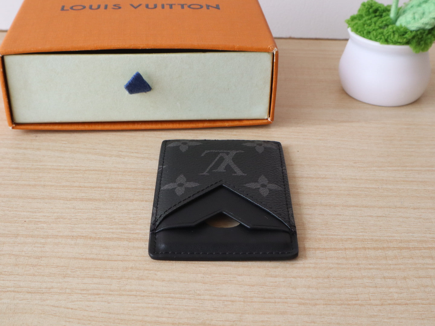 LV Porte-Cartes Magnet c Monogram Canvas & Cowhide mysite