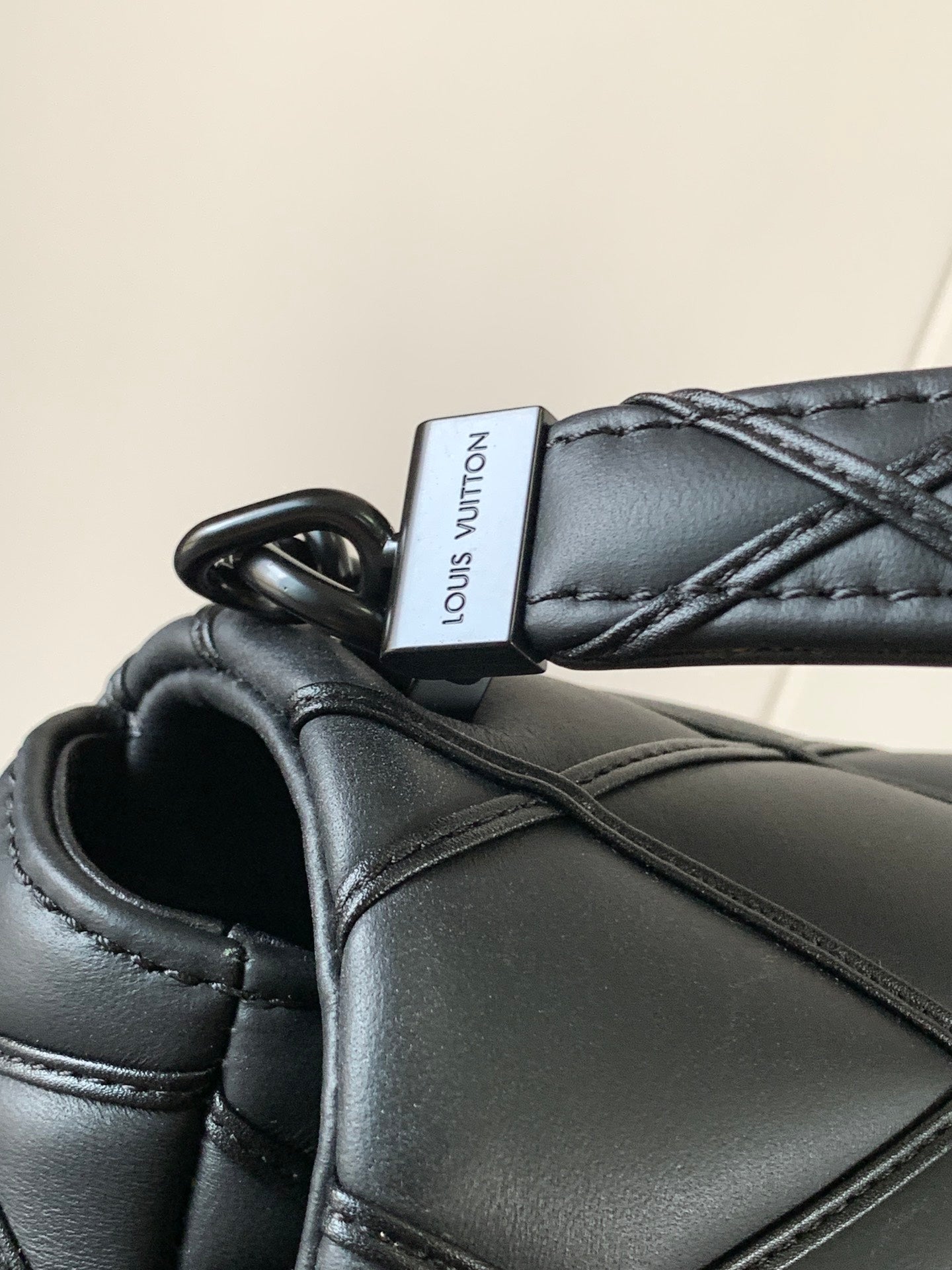 LV GO-14 MM 23cm Black Lambskin Black Metal HW mysite