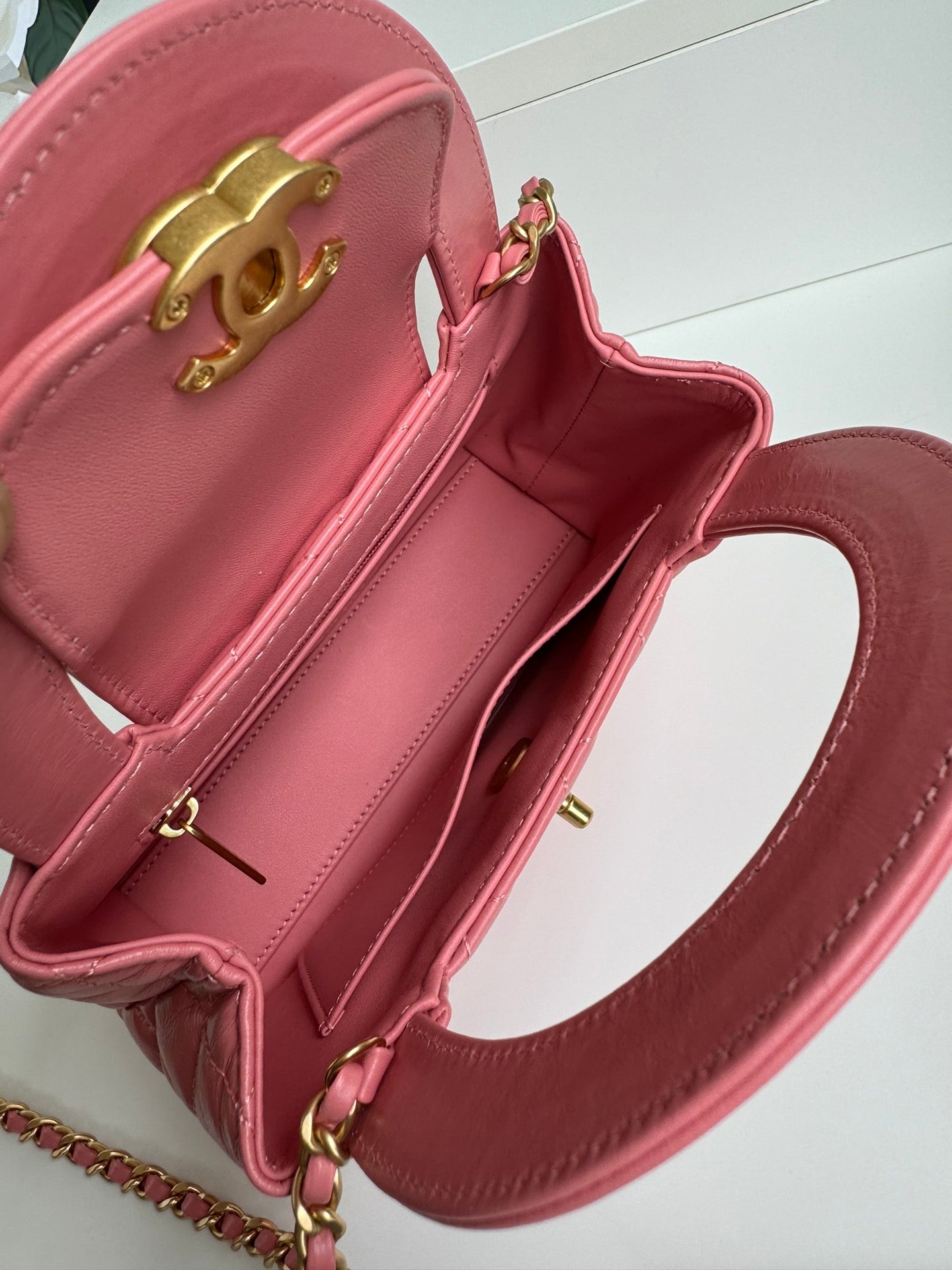 cc 24a nano 19cm kelly shopper bag hot pink lambskin mysite