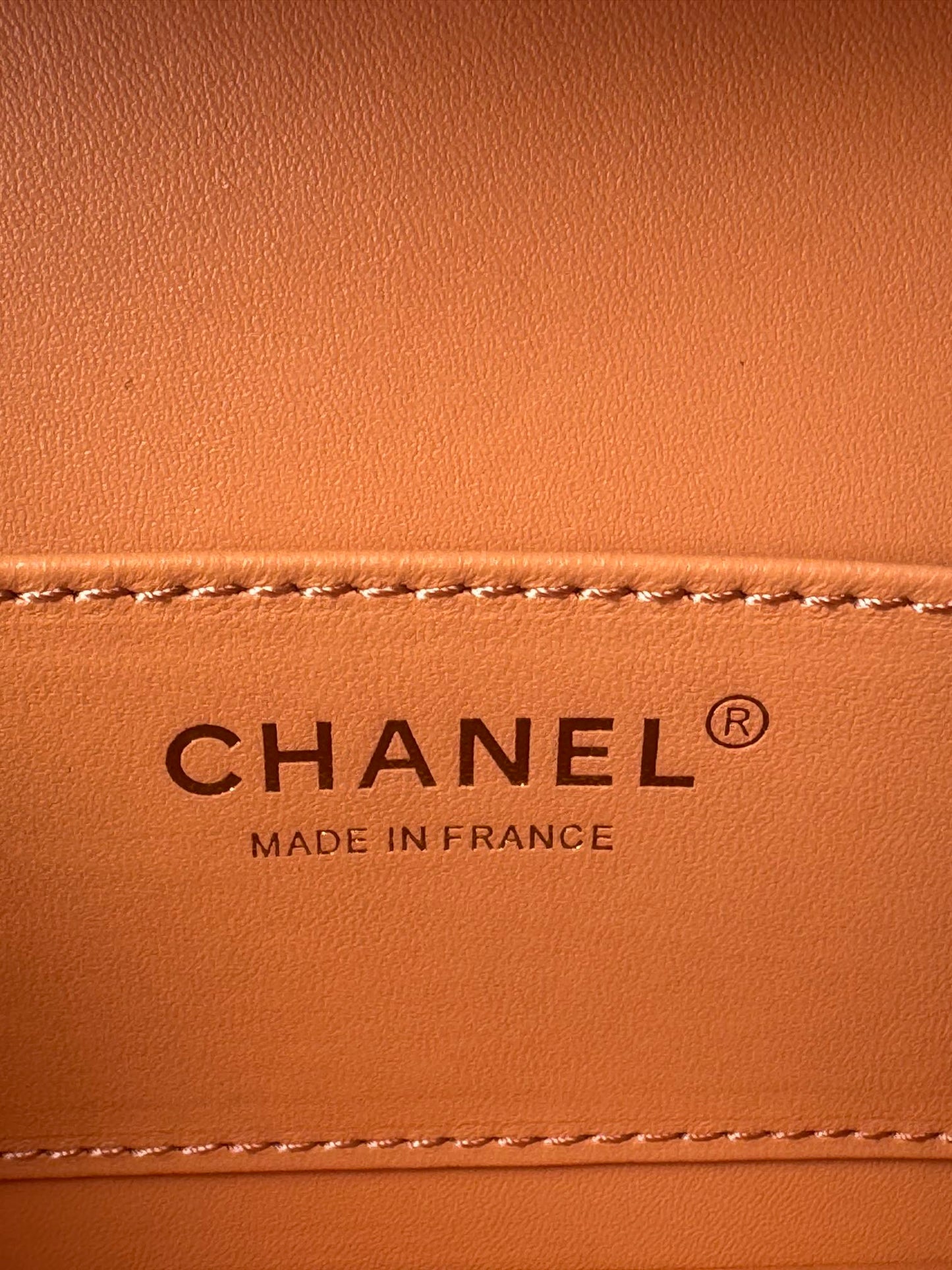 SMALL BOX BAG 18 IN CARROT LAMBSKIN GOLD HARDWARE mysite