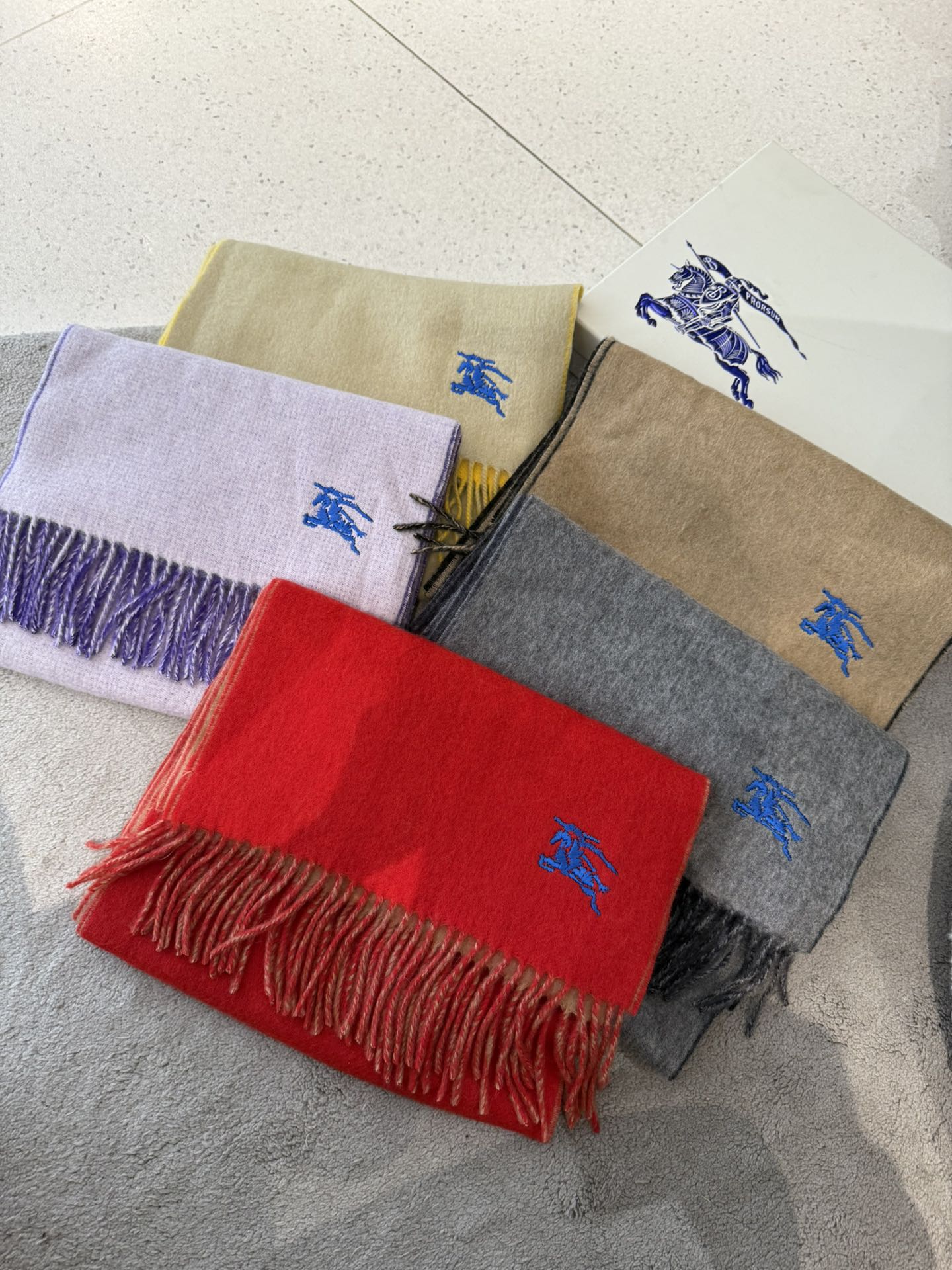 REVERSIBLE SCARF 180 CM IN BROWN MIX BLACK CASHMERE 407412 mysite