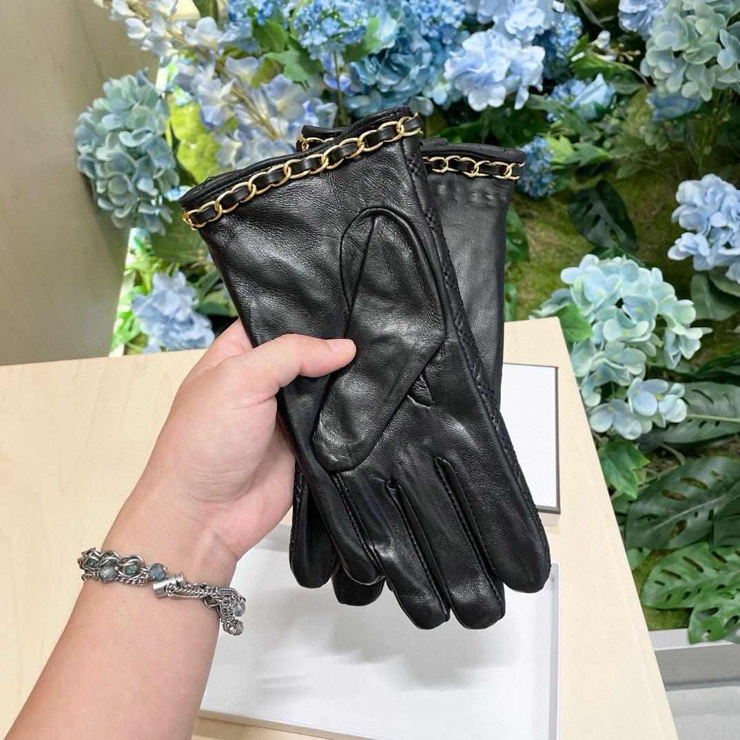 GLOVES IN BLACK LAMBSKIN 464979 mysite