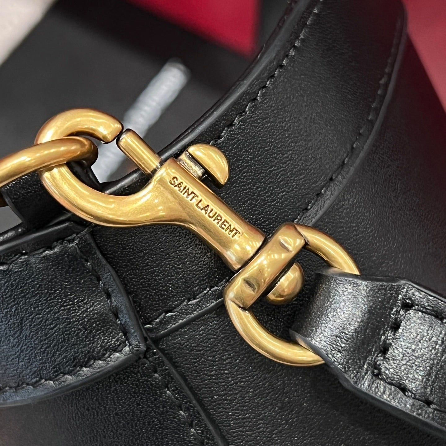 YSL Celia Mini Tote 29cm In Black Smooth Leather mysite