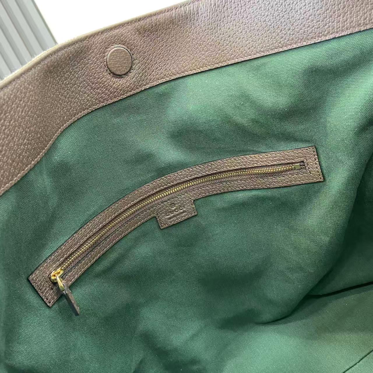 Gucci 25 Beatrix 40cm Handbag Beige mix Dark Brown Canvas Leather 292317 mysite