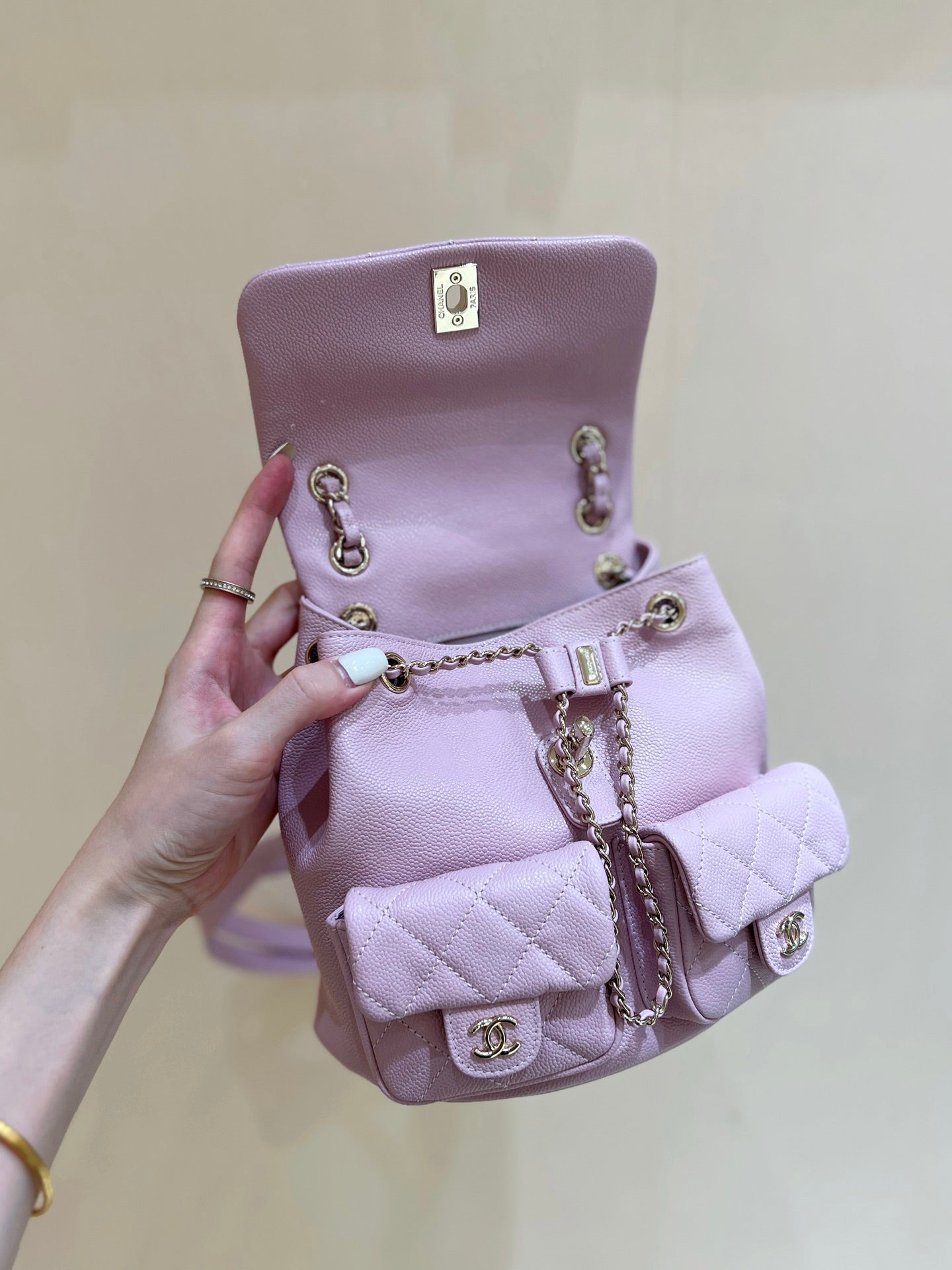 24a duma backpack purple caviar leather light gold hardware mysite