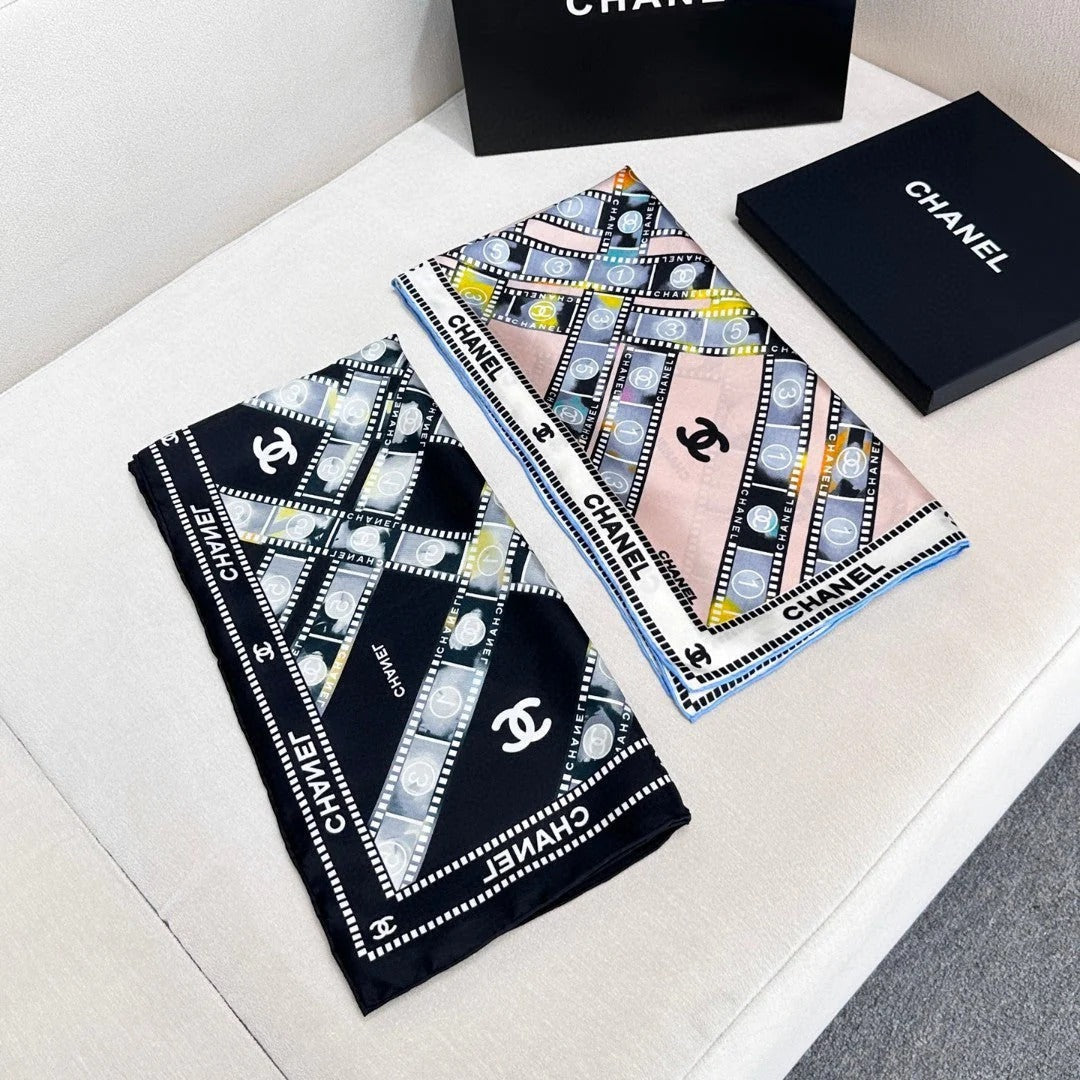 CHANEL 25S SCARF 88 IN SILK 737191 mysite