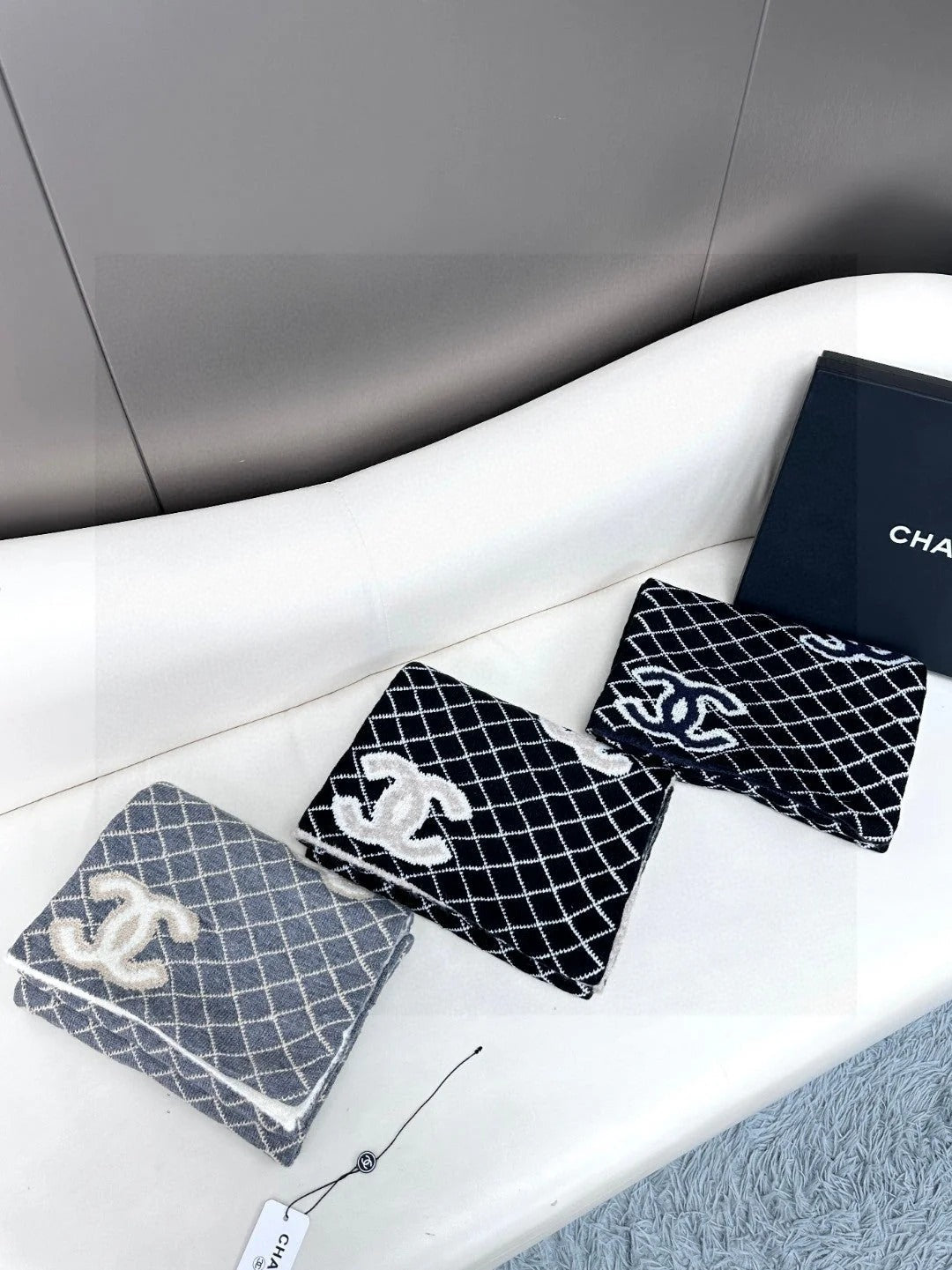 CHANEL 25S SCARF 185 IN CASHMERE 721526 mysite