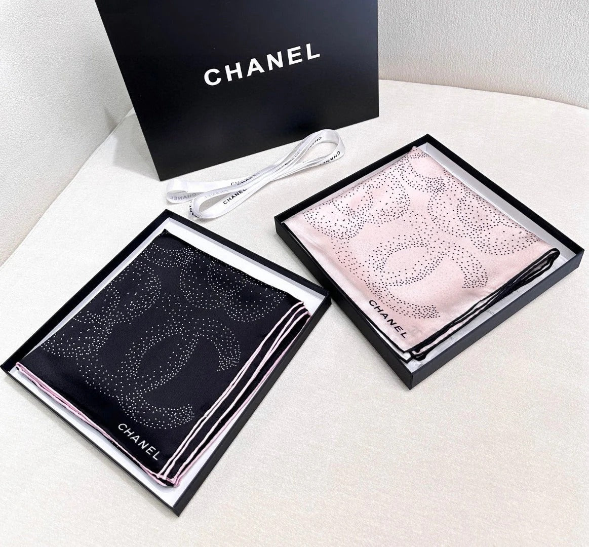 CHANEL 25S SCARF 90 IN SILK 730644 mysite